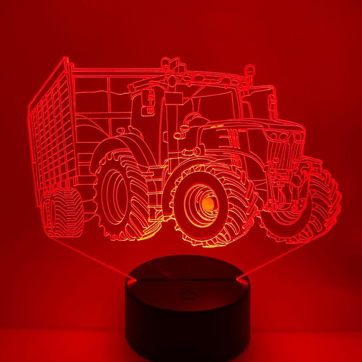3D LED LAMP - TRACTOR MET AANHANGER 4