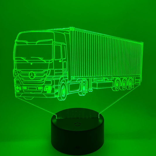 3D LED LAMP - VRACHTWAGEN 3
