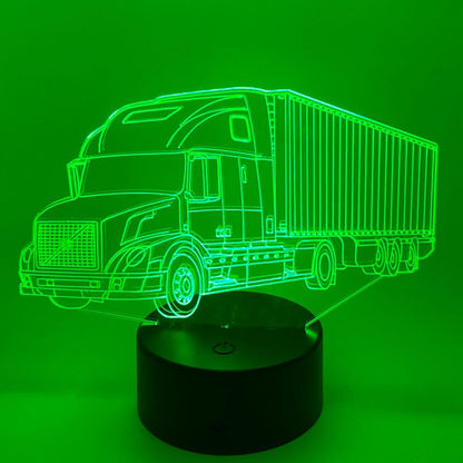 3D LED lamp vrachtwagen – verschillende lampvoeten beschikbaar