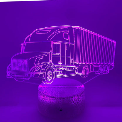 LED lamp vrachtwagen – perfect voor kinderkamer of kantoor