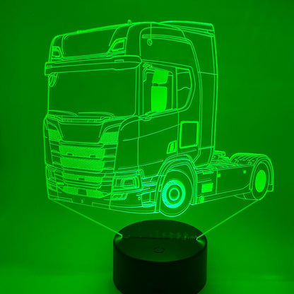 3D LED lamp vrachtwagen – moderne slaapkamer of kantoor verlichting