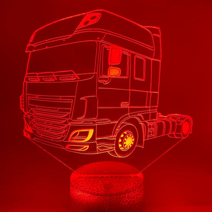 Gepersonaliseerde vrachtwagen LED lamp – met naam