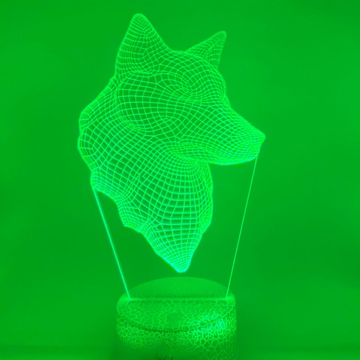 3D LED LAMP -  WOLF