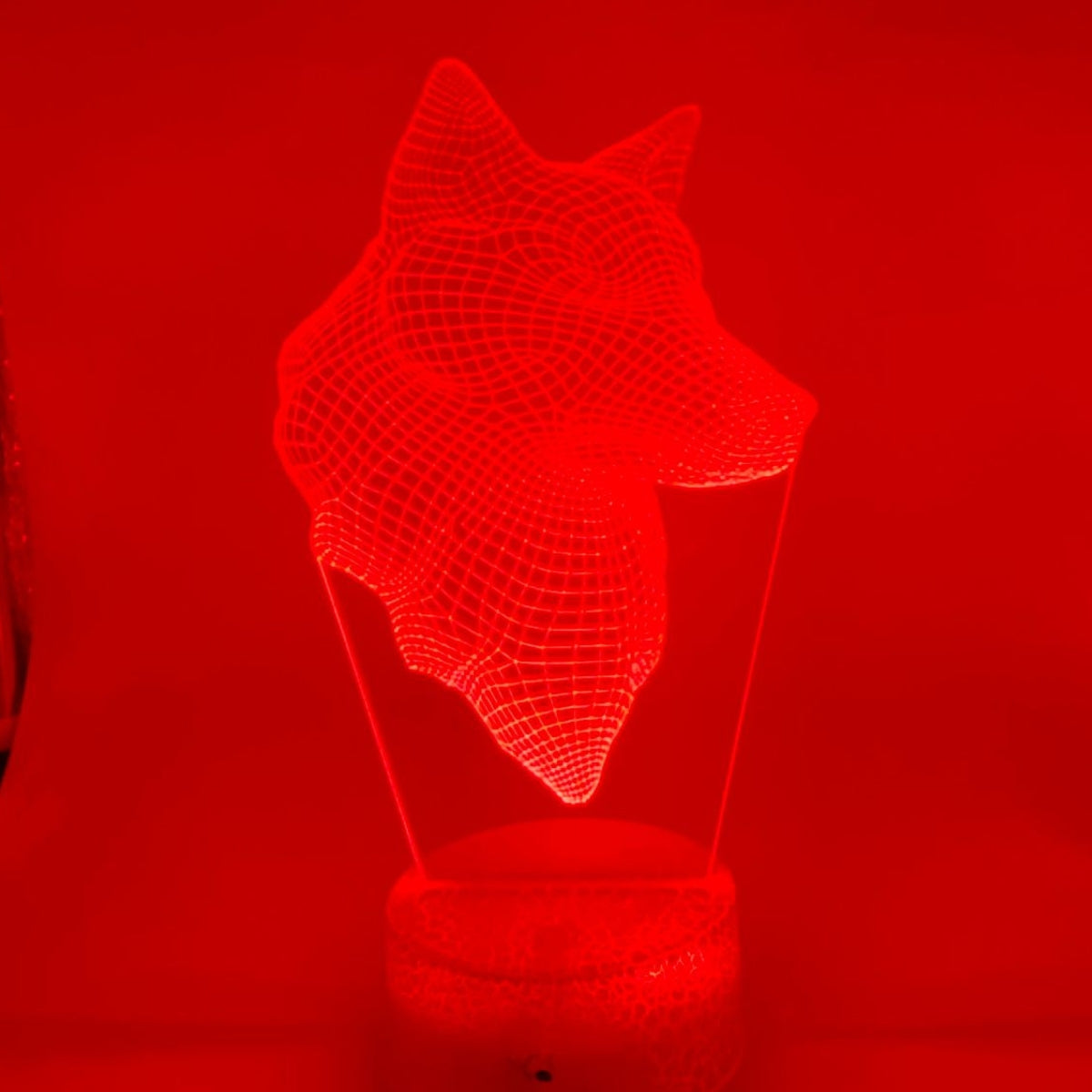3D LED LAMP -  WOLF