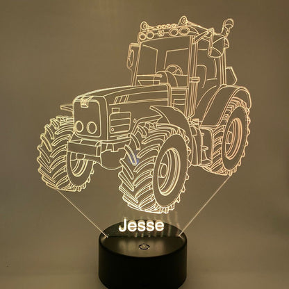 Lijntekening LED tractor lamp, Massey Ferguson