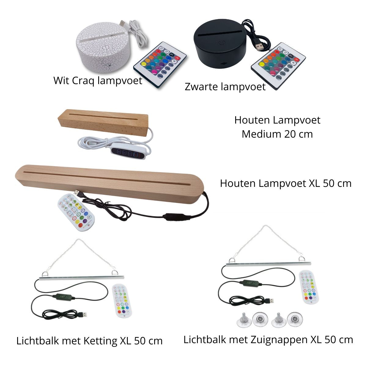 3D LED LAMP - Met Naam